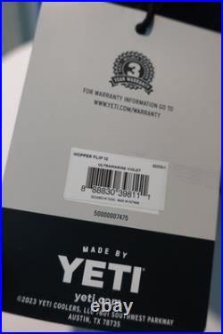 $250 NWT Yeti Hopper Flip 12 Soft Cooler in Ultramarine Violet