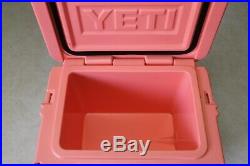 Authentic YETI Roadie 20 Coral Cooler RARE Limited Edition Color