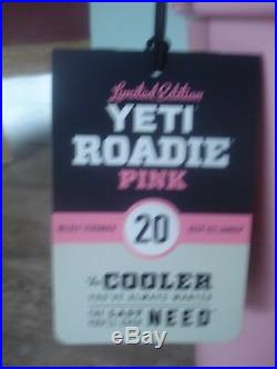 Authentic Yeti Roadie Cooler 20 Limited Edition Pink Sold Out New