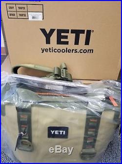 Brand NEW with Tags YETI Hopper 20 Cooler Field Tan\Blaze Orange