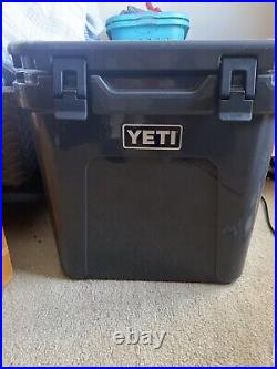 Brand New Never Used Authentic Yeti Roadie Size 48 Wheeled Cooler, Charcoal