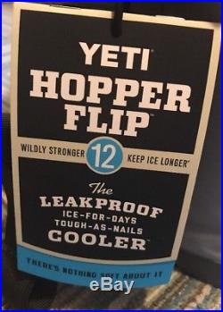 Brand New YETI HOPPER 12 Portable Leakproof COOLER Fog Gray/Tahoe Blue Soft Bag