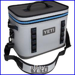 (Brand New) YETI Hopper Flip 18 Soft Cooler Fog Gray/Tahoe Blue Waterproof