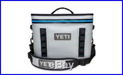 (Brand New) YETI Hopper Flip 18 Soft Cooler Fog Gray/Tahoe Blue Waterproof