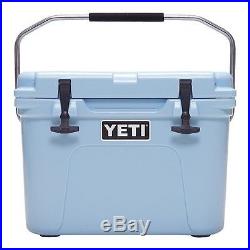 Brand New Yeti 65 Tundra Hard Side Cooler Blue withTundra Beverage Holder