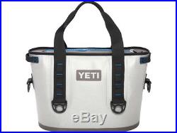 Brand New Yeti Cooler Hopper 20 Soft Sided Portable Fog Gray / Tahoe Blue