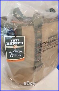 Brand New Yeti Hopper 30 Soft Side Portable Cooler Field Tan/blaze Orange