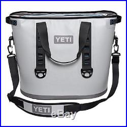 Brand New Yeti Hopper 40 Soft Side Portable Cooler Fog Gray / Tahoe Blue