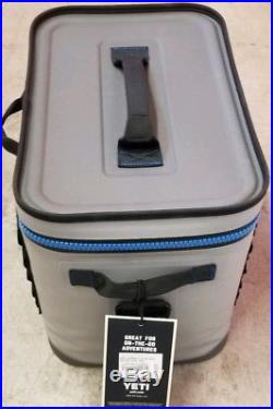 Brand New Yeti Hopper Flip 18 Leakproof Cooler Gray & Blue Zipper