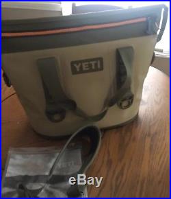 Brand New Yeti Hopper Two 20 Soft Cooler Field Tan/Olive Green/Blaze Orange $299