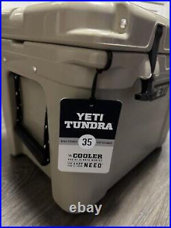 Brand New Yeti Tundra 35 Hard Cooler Tan