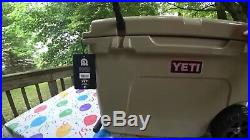 Brand New Yeti Tundra Haul Hard Cooler Tan Supporting Wounded Warriors Fast Ship