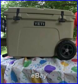 Brand New Yeti Tundra Haul Hard Cooler Tan Supporting Wounded Warriors Fast Ship