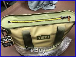 Brand New with Tags YETI Hopper 30 Tan/Orange/Blaze Soft Cooler Bag Ice Chest