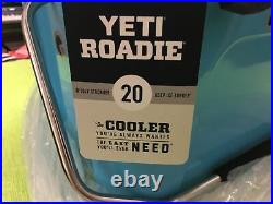 Brand New yeti roadie 20 cooler Reef Blue