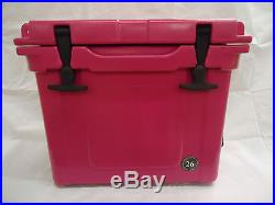 CLEARANCE SALE 26 Qt PREMIUM FROSTBITE COOLER, FAST FREE SHIPPING! PINK