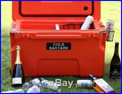 COLD BASTARD PRO SERIES ICE CHEST BOX COOLER YETI QUALITY Free s&h 50L ORANGE
