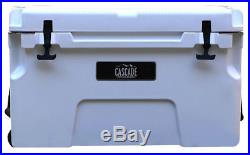 Cascade Coolers 50l White Roto Mold Ice Chest Yeti Quality Cooler Free 48 Us S/h