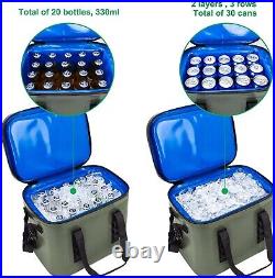 Cooler Bag 30 Cans Portable Camping Hiking Beach Outdoor FAST FREE SHIPPING