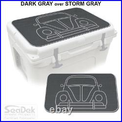 Cooler Pad Top fits YETI Coolers SeaDek EVA DarkGray/SG VW Bug Line