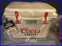 Coors Light Yeti White ROADIE 20 Cooler With Handle Brand New Discontinued Item
