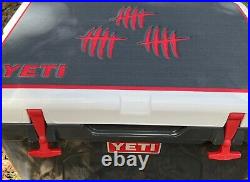 Custom Yeti XV Anniversary Tundra 50 Cooler. 100% Authentic Yeti! Blue to Red