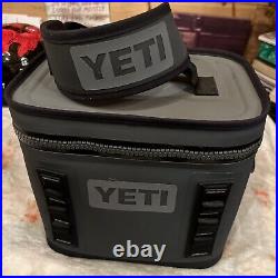 EXCELLENT Yeti Hopper Flip 8 Soft Cooler Charcoal OWN A YETI