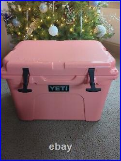 GENTLY USED YETI Tundra 35 CORAL Cooler Retired Color LIMITED EDITION