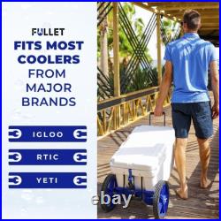 Heavy-Duty Cooler Dolly with Wheels Fits Yeti, RTIC, Igloo, Coleman Brands