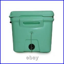 Lerpin 100 Liter Seafoam Green Cooler with Basket