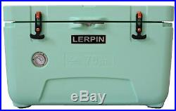 Lerpin 70 Quart Seafoam Green Cooler with Themometer