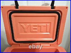 Lightly Used YETI Roadie 20 Coral Pink Limited Edition Discontinued Rare Color