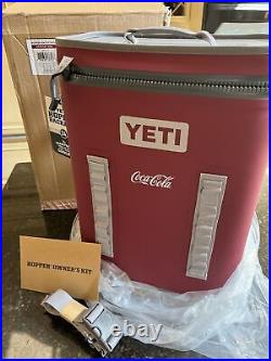 Limited Edition Coca-Cola Yeti Hopper BackFlip 24 Soft Cooler