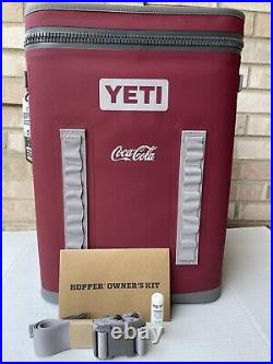 Limited Edition Coca-Cola Yeti Hopper BackFlip 24 Soft Cooler
