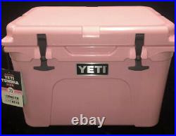 Limited Edition Pink Yeti 35qt Tundra Cooler Pink Hat & Dry Bin (Discontinued)