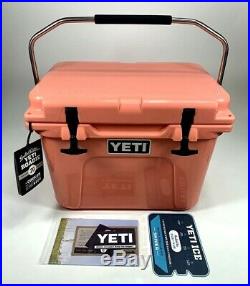NEW Authentic YETI Roadie 20 Coral Cooler RARE Limited Edition Color READ NOTES