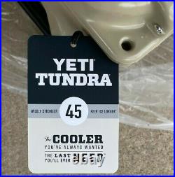 NEW FACTORY SEALED IN BOX YETI Tundra 45 Hard Cooler (DESERT TAN)