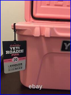 NEW Limited Edition YETI Roadie 20 LE PINK Hard Cooler Limited Edition