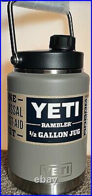 NEW SOLD OUT LIMITED EDITION YETI Rambler 1/2 Gallon Jug- Sharptail Taupe