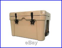 NEW TAN 65L RotoMolded Coolers Yeti, RTIC Style Cooler Slate Gear Cooler