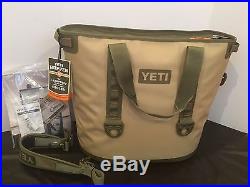 NEW YETI HOPPER 40 Portable Cooler Soft Sided Bag FIELD Desert TAN BLAZE ORANGE