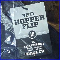 NEW YETI Hopper Flip 18 Portable Soft Cooler Navy GS4634-1 & THIN ICE LARGE