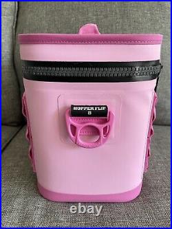 NEW! YETI Hopper Flip 8 Cooler POWER PINK Zipper