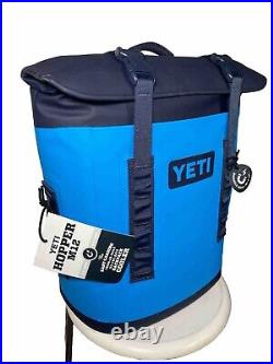 NEW YETI Hopper M12 Soft-Sided Backpack Cooler Big Wave Blue FREE SHIPPING