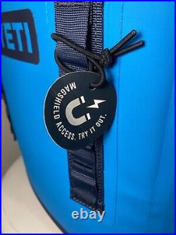 NEW YETI Hopper M12 Soft-Sided Backpack Cooler Big Wave Blue FREE SHIPPING