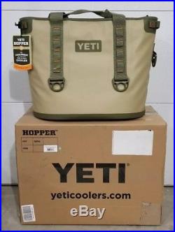 NEW YETI Hopper ONE 30 Cooler Portable Cooler Bag Tan Orange