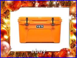 NEW YETI? KING CRAB? ORANGE LIMITED EDITION TUNDRA 45 COOLER Sealed Box