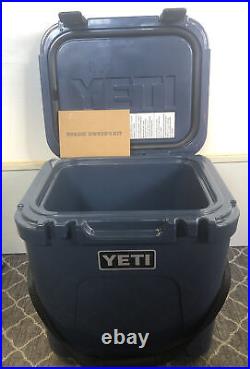 NEW YETI Roadie 24 Hard-Sided Leakproof Ice-For-Days Cooler Navy Free S&H