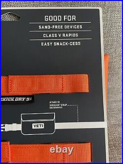 NEW! YETI Sidekick 3L King Crab Orange Waterproof Dry Gear Case