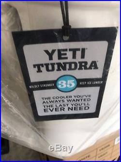 NEW YETI Tundra 35 Quart Hard Cooler Limited Edition Bud Light White